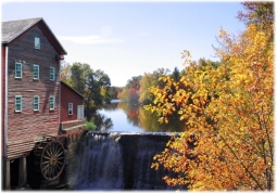 Wisconsin Dells Mill Autumn