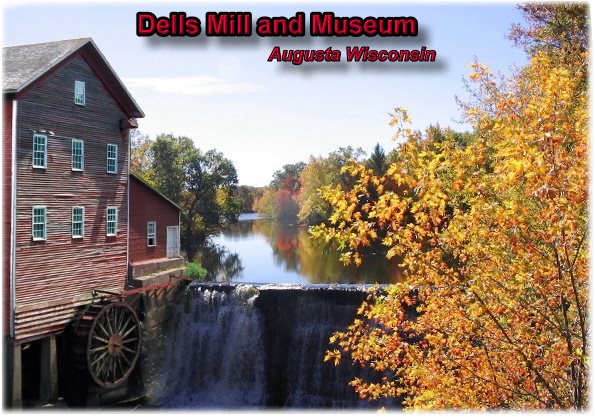 Augusta Wisconsin Dells Mill in Autumn